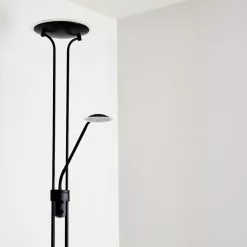 Hofstein Abiqua Stehleuchte LED Schwarz, 2-flammig -Leseleuchten Speichern abiqua stehleuchte h3306871 15