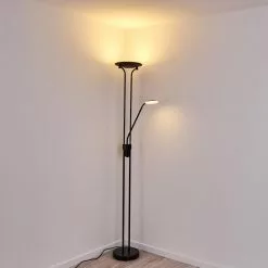 Hofstein Abiqua Stehleuchte LED Schwarz, 2-flammig -Leseleuchten Speichern abiqua stehleuchte h3306871 4