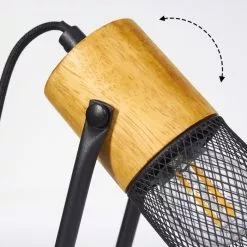 Hofstein Agrons Tischleuchte Schwarz, 1-flammig -Leseleuchten Speichern agrons tischleuchte h3399835 5