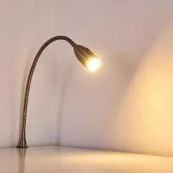 Hofstein Alsea Bettleuchte LED Nickel-Matt, 1-flammig, Bewegungsmelder -Leseleuchten Speichern alsea bettleuchte h3306918 2