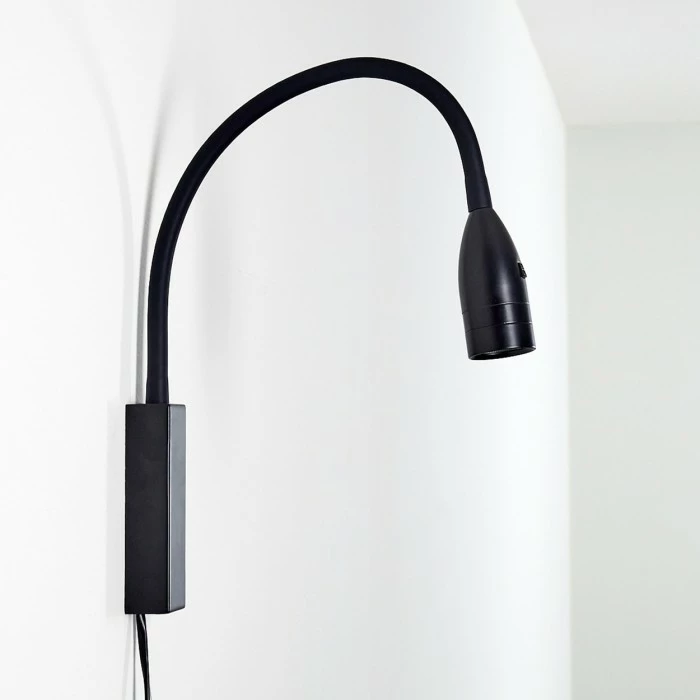 Hofstein Alsea Bettleuchte LED Schwarz, 1-flammig, Bewegungsmelder 11 Hofstein Alsea Bettleuchte LED Schwarz, 1-flammig, Bewegungsmelder – Bild 11