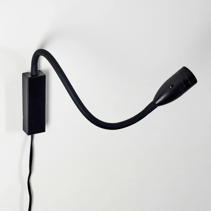 Hofstein Alsea Bettleuchte LED Schwarz, 1-flammig, Bewegungsmelder 9 Hofstein Alsea Bettleuchte LED Schwarz, 1-flammig, Bewegungsmelder – Bild 9