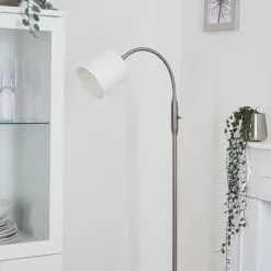 Hofstein Alsen Stehleuchte Nickel-Matt, 1-flammig -Leseleuchten Speichern alsen stehleuchte h3444924 11