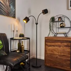 Hofstein Alsen Stehleuchte Schwarz, 2-flammig -Leseleuchten Speichern alsen stehleuchte h3452837 8