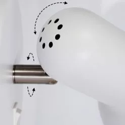 Hofstein Ambousi Wandleuchte Chrom, Weiß, 1-flammig 15 Hofstein Ambousi Wandleuchte Chrom, Weiß, 1-flammig -Leseleuchten Speichern ambousi wandleuchte h3409527 2