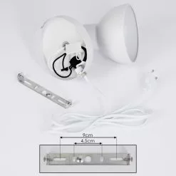 Hofstein Ambousi Wandleuchte Chrom, Weiß, 1-flammig 17 Hofstein Ambousi Wandleuchte Chrom, Weiß, 1-flammig -Leseleuchten Speichern ambousi wandleuchte h3409527 4