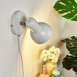 Hofstein Ambousi Wandleuchte Chrom, Weiß, 1-flammig 21 Hofstein Ambousi Wandleuchte Chrom, Weiß, 1-flammig -Leseleuchten Speichern ambousi wandleuchte h3409527 8