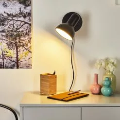 Hofstein Ambousi Wandleuchte Chrom, Schwarz, 1-flammig -Leseleuchten Speichern ambousi wandleuchte h3409541 8