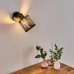 Hofstein Antalya Wandleuchte Schwarz, 1-flammig -Leseleuchten Speichern antalya wandleuchte h3330449 12