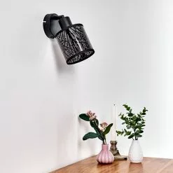 Hofstein Antalya Wandleuchte Schwarz, 1-flammig -Leseleuchten Speichern antalya wandleuchte h3330449 15