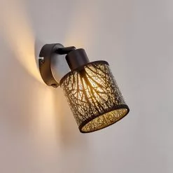 Hofstein Antalya Wandleuchte Schwarz, 1-flammig -Leseleuchten Speichern antalya wandleuchte h3330449 16