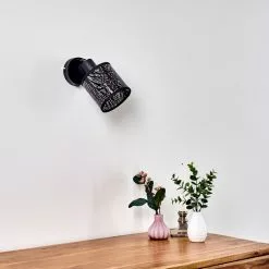 Hofstein Antalya Wandleuchte Schwarz, 1-flammig -Leseleuchten Speichern antalya wandleuchte h3330449 17