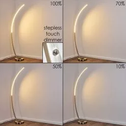 Hofstein Antares Bogenlampe LED Nickel-Matt, 1-flammig -Leseleuchten Speichern antares bogenlampe h3266144 do4 2