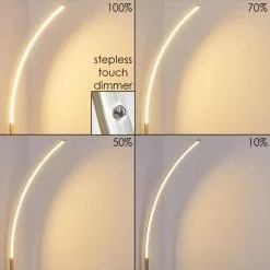 Hofstein Antares Bogenlampe LED Nickel-Matt, 1-flammig -Leseleuchten Speichern antares bogenlampe h3266144 do4 26