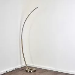 Hofstein Antares Bogenlampe LED Nickel-Matt, 1-flammig -Leseleuchten Speichern antares bogenlampe h3266144 do4 3