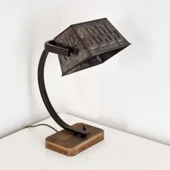 Hofstein Anvik Tischleuchte Grau, Rostfarben, Braun, 1-flammig -Leseleuchten Speichern anvik tischleuchte h3350485 15