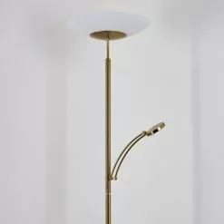 Hofstein Argostoli Deckenfluter LED Messing, 2-flammig -Leseleuchten Speichern argostoli deckenfluter h3331286 13