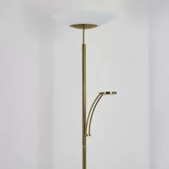 Hofstein Argostoli Deckenfluter LED Messing, 2-flammig -Leseleuchten Speichern argostoli deckenfluter h3331286 4