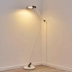 Hofstein Arild Stehleuchte Silber, Wei&szlig;, 1-flammig -Leseleuchten Speichern arild stehleuchte h3319536 16