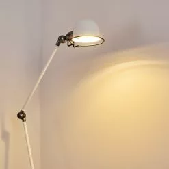 Hofstein Arild Stehleuchte Silber, Wei&szlig;, 1-flammig -Leseleuchten Speichern arild stehleuchte h3319536 2