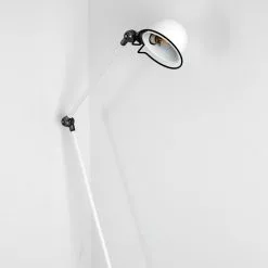 Hofstein Arild Stehleuchte Silber, Wei&szlig;, 1-flammig -Leseleuchten Speichern arild stehleuchte h3319536 3