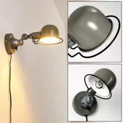 Hofstein Arild Wandleuchte Silber, Gr&uuml;n, 1-flammig