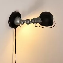 Hofstein Arild Wandleuchte Schwarz, Silber, 1-flammig -Leseleuchten Speichern arild wandleuchte h3319475 4