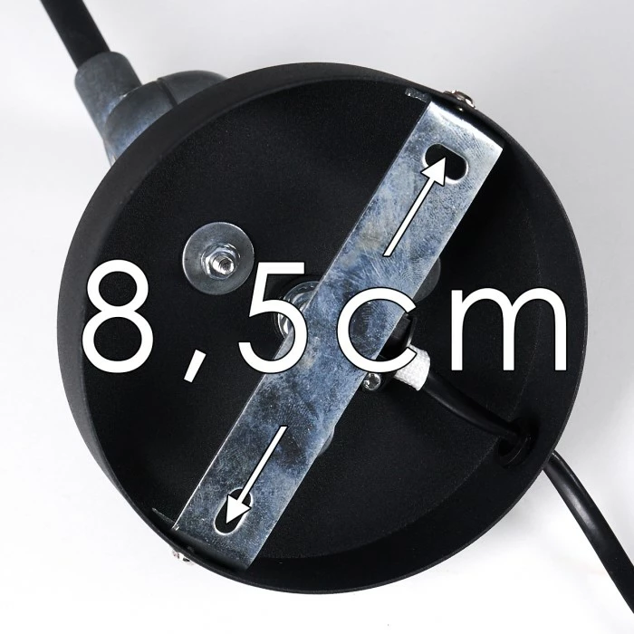 Hofstein Arild Wandleuchte Schwarz, Grau, 1-flammig 18 Hofstein Arild Wandleuchte Schwarz, Grau, 1-flammig – Bild 18