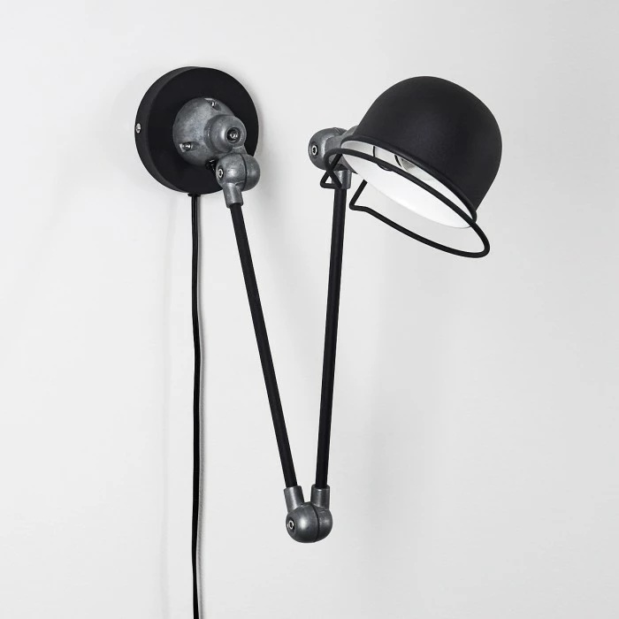 Hofstein Arild Wandleuchte Schwarz, Grau, 1-flammig 4 Hofstein Arild Wandleuchte Schwarz, Grau, 1-flammig – Bild 4