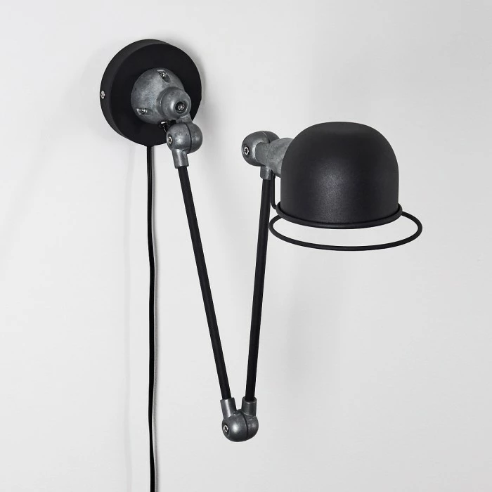 Hofstein Arild Wandleuchte Schwarz, Grau, 1-flammig 8 Hofstein Arild Wandleuchte Schwarz, Grau, 1-flammig – Bild 8