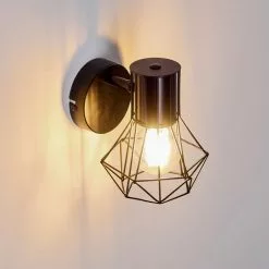 Hofstein Bardhaman Wandleuchte Schwarz, 1-flammig -Leseleuchten Speichern bardhaman wandleuchte h3324509 15