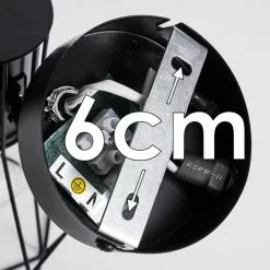 Hofstein Bardhaman Wandleuchte Schwarz, 1-flammig -Leseleuchten Speichern bardhaman wandleuchte h3324509 20