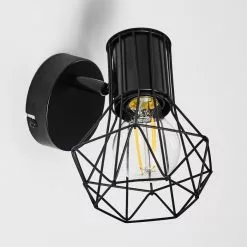 Hofstein Bardhaman Wandleuchte Schwarz, 1-flammig -Leseleuchten Speichern bardhaman wandleuchte h3324509 8