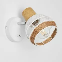 Hofstein Bariloche Wandleuchte Chrom, Wei&szlig;, 1-flammig -Leseleuchten Speichern bariloche wandleuchte h3322499 11