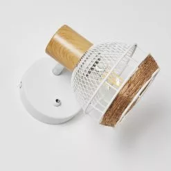 Hofstein Bariloche Wandleuchte Chrom, Wei&szlig;, 1-flammig -Leseleuchten Speichern bariloche wandleuchte h3322499 17