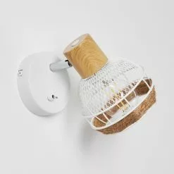 Hofstein Bariloche Wandleuchte Chrom, Wei&szlig;, 1-flammig -Leseleuchten Speichern bariloche wandleuchte h3322499 7