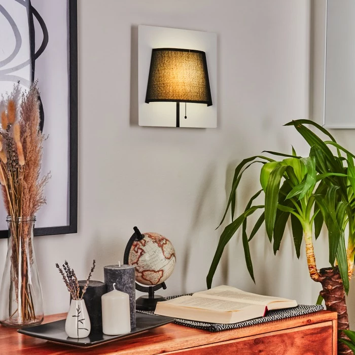 Hofstein Beaverton Wandleuchte LED Weiß, 1-flammig 9 Hofstein Beaverton Wandleuchte LED Weiß, 1-flammig – Bild 9