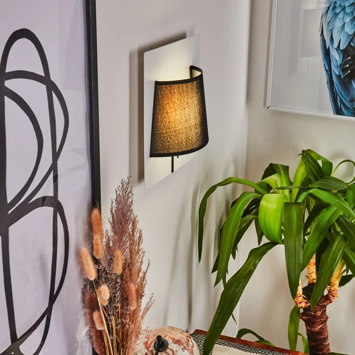 Hofstein Beaverton Wandleuchte LED Weiß, 1-flammig 10 Hofstein Beaverton Wandleuchte LED Weiß, 1-flammig – Bild 10