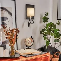 Hofstein Beaverton Wandleuchte LED Schwarz, 2-flammig -Leseleuchten Speichern beaverton wandleuchte h3560617 8