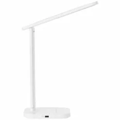 Brilliant Leuchten Vicari Tischleuchte LED Wei&szlig;, 1-flammig -Leseleuchten Speichern brilliant leuchten vicari tischleuchte g93102 05 3