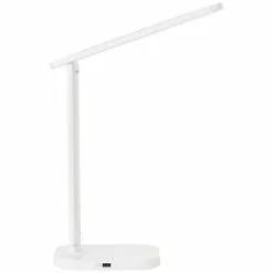 Brilliant Leuchten Vicari Tischleuchte LED Wei&szlig;, 1-flammig -Leseleuchten Speichern brilliant leuchten vicari tischleuchte g93102 05 4