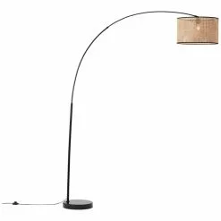 Brilliant Leuchten Wiley Stehlampe Schwarz, 1-flammig