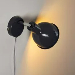 Hofstein Caney Wandleuchte Anthrazit, 1-flammig -Leseleuchten Speichern caney wandleuchte h3316535 3