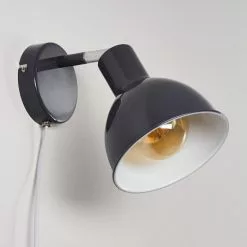 Hofstein Caney Wandleuchte Anthrazit, 1-flammig -Leseleuchten Speichern caney wandleuchte h3316535 4