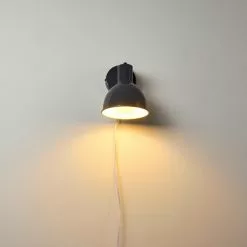 Hofstein Caney Wandleuchte Anthrazit, 1-flammig -Leseleuchten Speichern caney wandleuchte h3316535 6