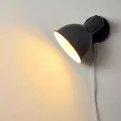 Hofstein Caney Wandleuchte Anthrazit, 1-flammig -Leseleuchten Speichern caney wandleuchte h3316535 7