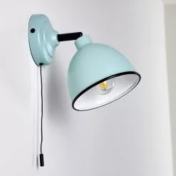 Hofstein Catharine Wandleuchte Blau, Schwarz, 1-flammig -Leseleuchten Speichern catharine wandleuchte h3316917 18