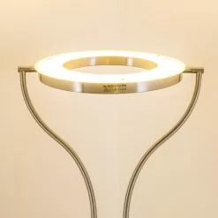 Hofstein Donna Deckenfluter LED Nickel-Matt, 1-flammig -Leseleuchten Speichern donna deckenfluter h166148 16