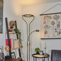 Hofstein Donna Deckenfluter LED Altmessing, 2-flammig -Leseleuchten Speichern donna stehleuchte h3019962 10