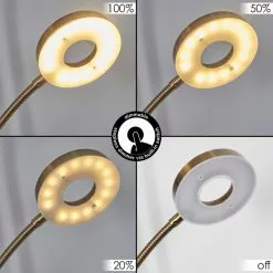 Hofstein Donna Deckenfluter LED Altmessing, 2-flammig -Leseleuchten Speichern donna stehleuchte h3019962 2